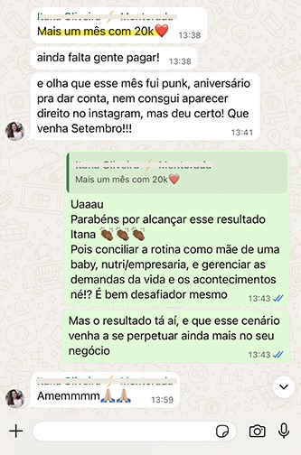 Depoimento real de nutricionista sobre os resultados do programa, 2